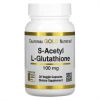 California Gold Nutrition, S-ацетил-L-глутатион, 100 мг, 30 капс.