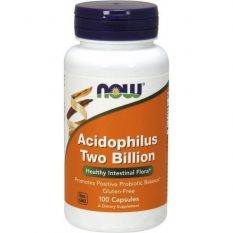 NOW, Acidophilus Two Billion, 100 капс.