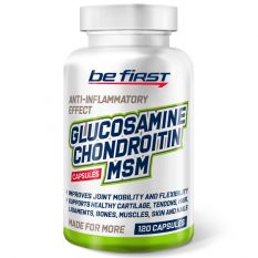 Be First, Glucosamine+ Chondroitin +MSM, 120 капс.