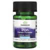 Swanson,Iron фумарат 18 мг, 60 капс.