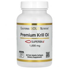 California Gold Nutrition,Premium Krill Oil,60 гель.капс.