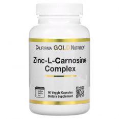 California Gold Nutrition,Zinc-L-Carnosine Complex,90 капс.