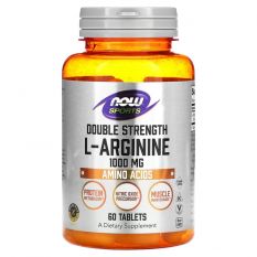NOW,L-Arginine 1000 мг, 60 таб.
