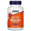 NOW,Niacin Flush-Free 500 мг, 90 капс.