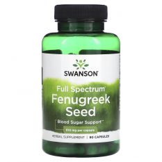 Swanson,Fenugreek Seed, 90 капс.