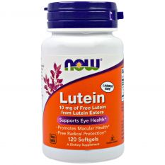 NOW, Lutein 10 мг, 120 гел. капс.
