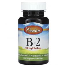 Carlson Labs, Vitamin B-2, 100 таб.