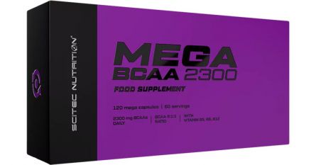 Scitec Nutrition, Mega BCAA 2300, 120 капс.