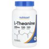 Nutricost, L-Theanine 200 мг, 120 капс.
