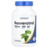 Nutricost, Resveratrol 700 мг,120 капс.