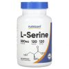 Nutricost, L-Serine 500 мг, 120 капс.