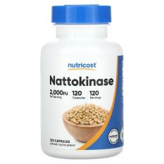 Nutricost, Nattokinase 2,000 FU 100 мг,120 капс.