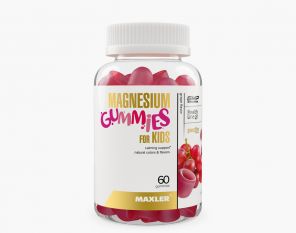 MAXLER, Magnesium gummies for Kids, 60 жеват. пастилок