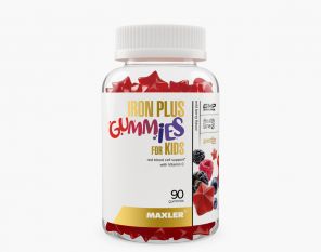 MAXLER, Iron Plus gummies for Kids, 60 жеват. пастилок
