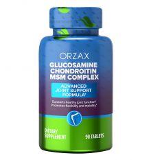 ORZAX, GLUCOSAMINE CHONDROITIN MSM, 90 таб.