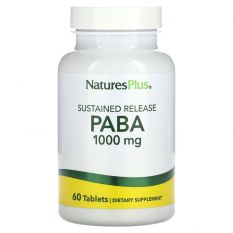 Natures plus, Paba, 1000 мг. 60 таб.