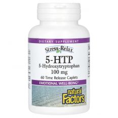 Natural Factors, 5HTP 100 мг, 60 капс.