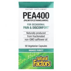 Natural Factors, PEA400 400 мг, 90 капс.