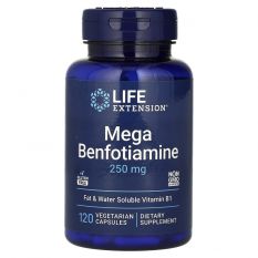 Life Extension, Mega Benfotiamine 250 мг, 120 капс.