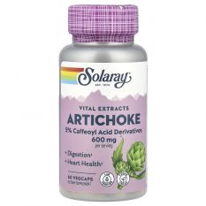 Solaray, Artichoke, 60 капс.