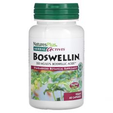 NaturesPlus, Boswellin 300 мг, 60 капс.