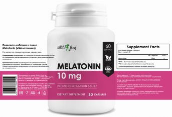 Atletic Food, Melatonin 10 мг , 60 капс.