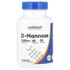 Nutricost, D-Mannose, 60 капс.