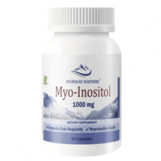Norway Nature, Myo-Inositol 1000 мг, 90 капс.