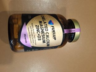 Fuelup, Chelated Calcium Magnesium Zink + D3, 90 таб.