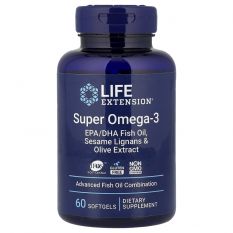 Life extension, Super omega-3, 60 гел. капс.