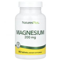 NaturesPlus, Magnesium chelate, 200 мг, 90 таб.