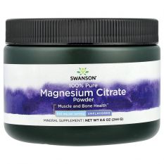 Swanson, Magnesium Citrate, 244 г