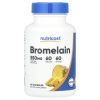 Nutricost, Bromelain  (550 MG), 60 капс.