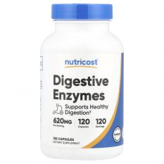 Nutricost, Digestive Enzyme Complex (335 MG), 120 капс.