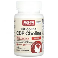 Jarrow Formulas, Citicoline CDP Choline, 250 мг, 60 капс.
