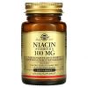 Solgar, Niacin (Vitamin B3) 100 мг, 100 таб.