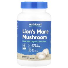 Nutricost, Lions Mane( ежовик) 700 мг. 90 капс.