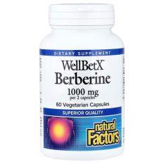 Natural Factors, Berberine (берберин 500 мг.) 60 капс.