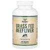 Double Wood, Grass Fed Beef Liver (Говяжья печень 500 мг) 180 капс.