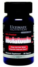 Ultimate Nutrition, Melatonin 3 мг, 60 капс.