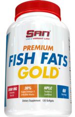 SAN, Premium Fish Fats Gold, 120 капс.