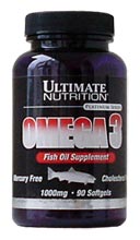 Ultimate Nutrition, Omega 3 1000 мг, 90 капс.