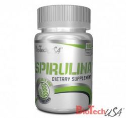 BioTech, Spirulina, 100 таб.