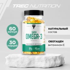 TREC Nutrition, Super Omega-3, 60 капс.