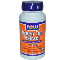 NOW, Green Tea Extract 400 мг, 100 капс.