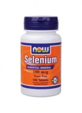 NOW, Selenium 100 mcg, 100 таб.