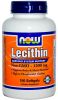 NOW, Lecithin 1200 мг, 100 гел. капс.