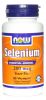 NOW, Selenium 200 мкг, 90 капс.