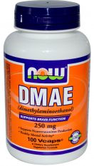 NOW, DMAE 250 мг, 100 капс.