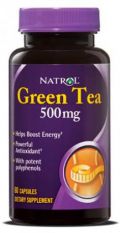 Natrol, Green Tea, 60 капс.